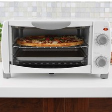 Rival White 4 Slice 1000w Toaster Oven Mg10fk For Sale Online Ebay