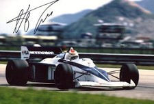 F1 WORLD CHAMPION Nelson Piquet BRABHAM autograph, In-Person signed photo