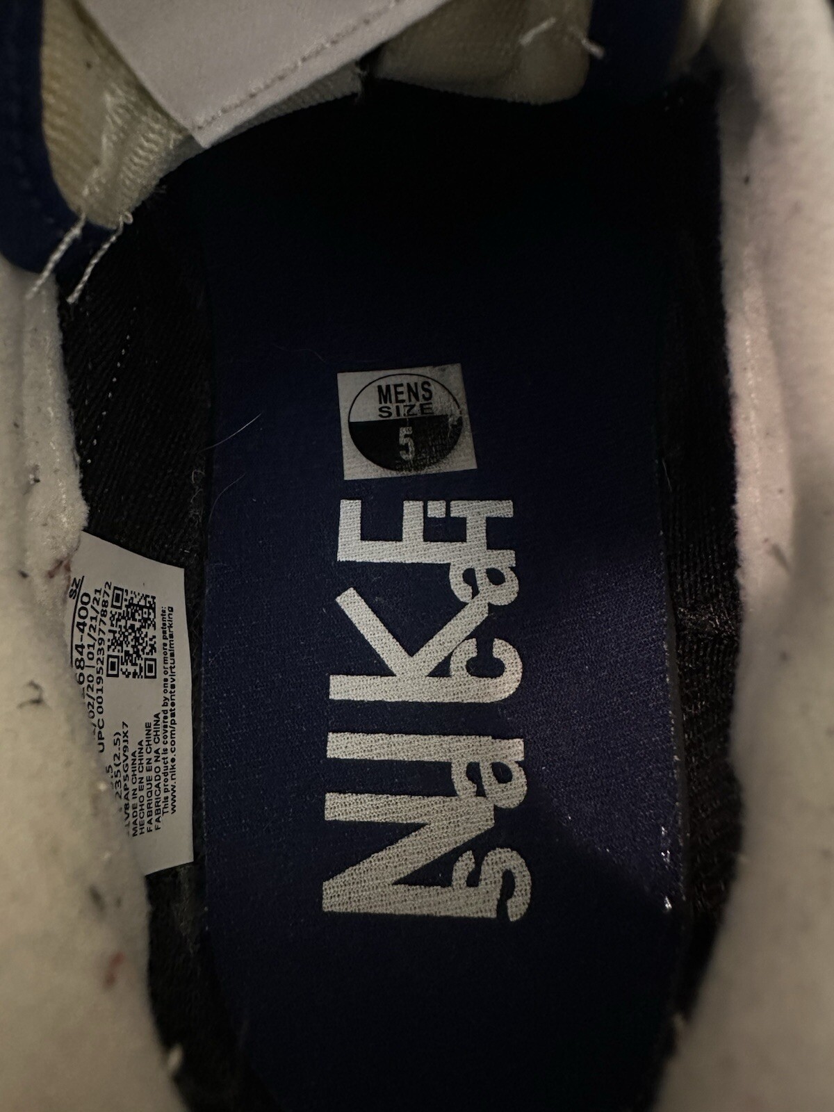 SACAI X NIKE Nike LDV Waffle x Fragment Design x sacai Low blu annerito taglia 5