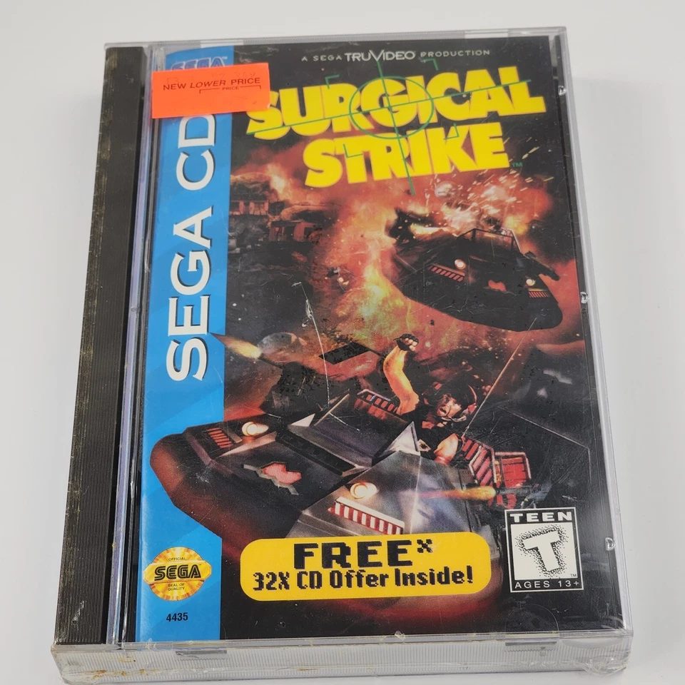 Surgical Strike (Sega CD, 1993) New Factory Sealed FMV Action Game Vintage 90s - Image 2 of 4