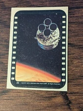 Star Wars Escape Pod Trading Sticker Card #25 1977 20th Century Fox