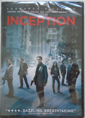 INCEPTION - Leonardo DiCaprio -  BRAND NEW - DVD 