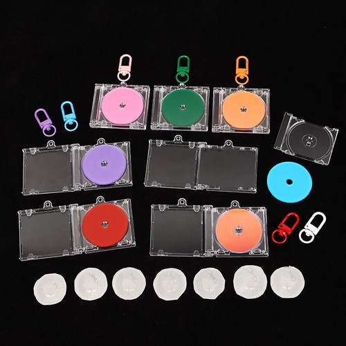 NFC Blank Album Mini CD Case Keychain CD Player Keyring DIY Rucksack ...