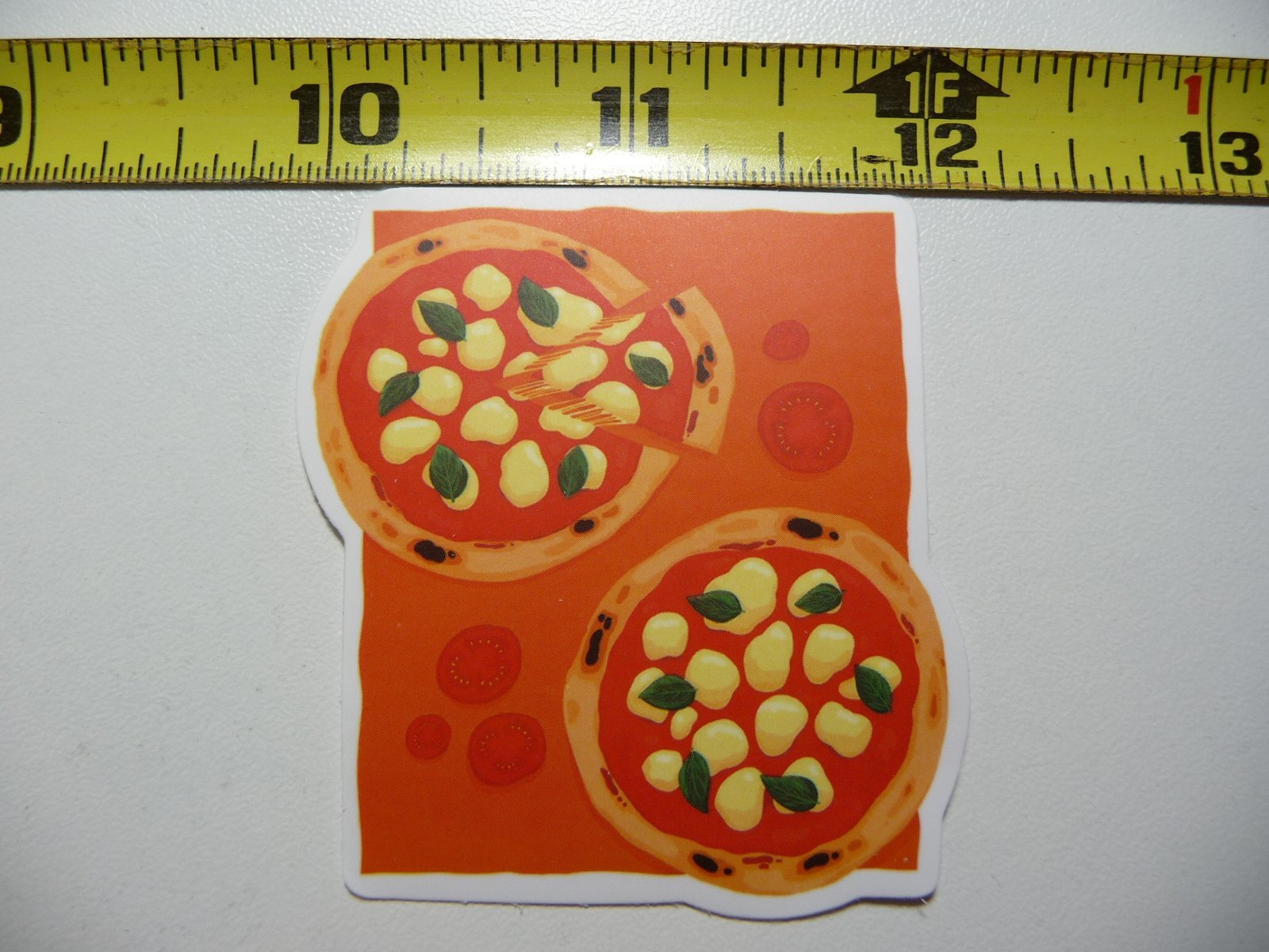 ITALY PIZZA PIES LOADED MOZZARELLA STICKER DECAL VACATION TRIP VISIT MEMORIES