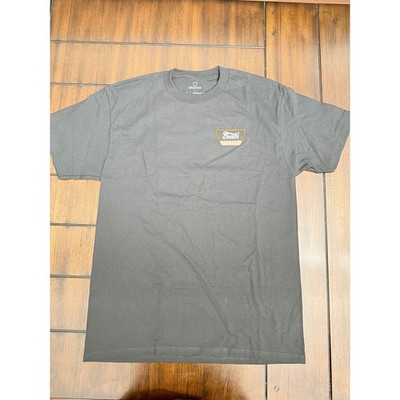 NWOT Brixton Company Mens Graphic T-Shirt Black Short Sleeve Standard Fit Size M