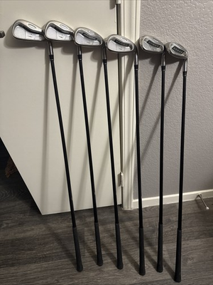 #ad TaylorMade RAC OS Irons 5 PW Set Right Handed Regular Flex Graphite Shafts $149.99