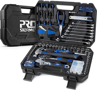 Prostormer 200-Piece Hand Tool Set, General Home and Auto Repair Tool Kit with T