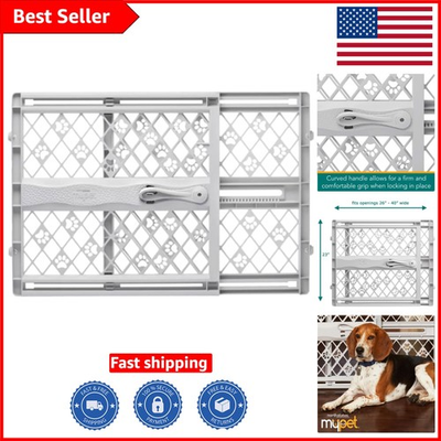 #ad North States Paws Portable Pet Gate: 26 40quot; Wide 23quot; Tall Easy Pressure Mount $43.19