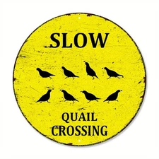 1pc 8x8 Inch (20x20cm) round Aluminum Plate Raccoon Cross Card Black& Yellow Wal