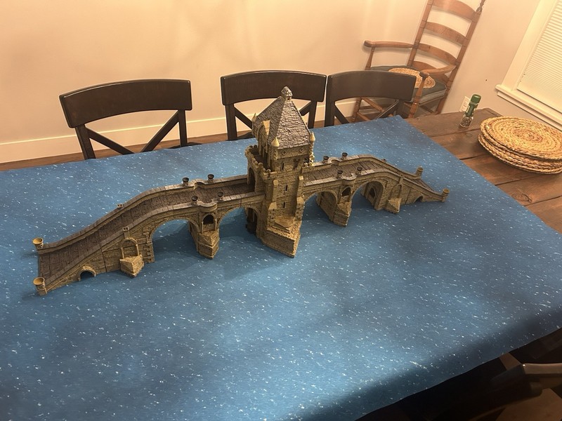 28mm Terrain Bridge Warhammer 40k Mordheim Frostgrave Bolt Action Painted