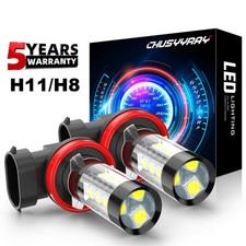 For Jeep Grand Cherokee 2014-2018 6000k Led Fog Lamp Light Bulbs H11 White 2x