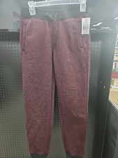 South Pole Boys Burgundy Marled Sweat Pants Size L 14/16 Active Wear Sweats
