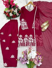 Presenting New Top Farshi Dupatta Set Fully Stitched Ready To Wear