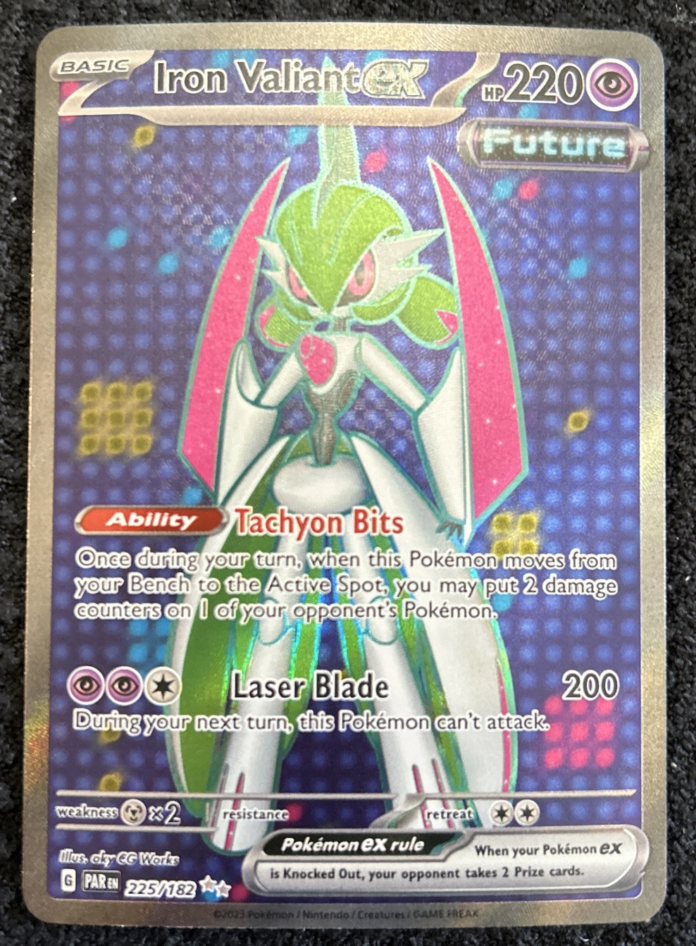 Iron Valiant ex 225/182 Sv04: Paradox Rift Holo NM