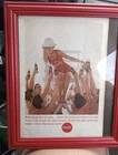 1963 Coca Cola Coke Female Lifeguard Framed 11x14 ORIGINAL Vintage Advertisement