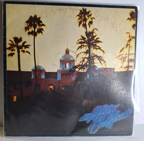 Vintage Eagles Hotel California Vinyl LP Record Album 1976 Pressing 6E-103