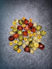 FALL TABLE VASE FILLER Autumn Colors 46 Pieces Ornaments