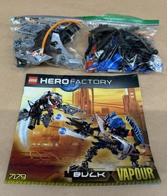LEGO Hero Factory 7179 Dunkan Bulk and Vapour 89 Pieces No Box Pre-Owned