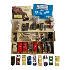 OVER 220 PIECES 1960s Vintage Aurora T-Jet Thunderjet 500 HO Slot Car Pit Kit