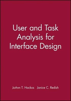 User and Task Analysis for Interfac..., Hackos, JoAnn T
