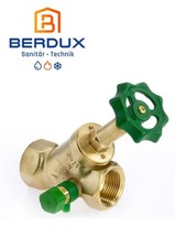 Schlösser Freistromventil / Schrägsitzventil 1" DN25 mit Entleerung DVGW NEU