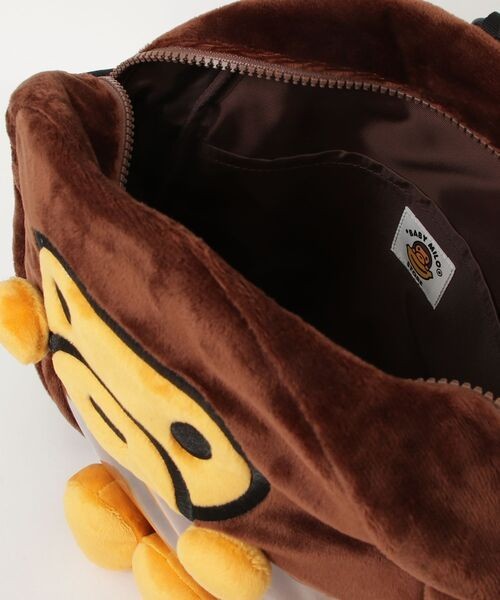 A BATHING APE BABY MILO SMALL CROSS BAG Brown AM20190337 Japan New