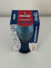 Mc Donalds Coca Cola Glas  2015 DUNKELBLAU RUSSISCH NEU Limited Edition OVP