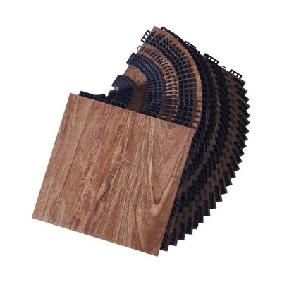 Dance Floor Tiles, 12.4 x 12.4 in 52 Piece Interlocking Dance Flooring, Portable