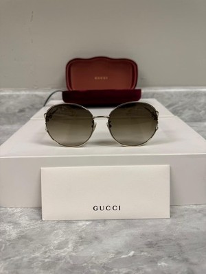 Gucci GG1017SK 003 Round Sunglasses - Gold / Brown グッチ サングラス GUCCI GG1017SK-003 サングラス アジアン  main image 2