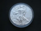 2010 American Silver Eagle Type 1 BU .999 1 oz Fine Silver Coin in Capsule