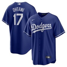 Official Shohei Ohtani Los Angeles Dodgers Alternate BLUE Jersey XXL Reg. 135