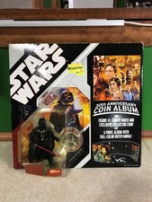NIB Hasbro Star Wars 30th Anniversary Darth Vader and 5 Panel Coin Album Mural