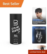 Level 3 Mens Styling Powder - Achieve Natural Look with No Greasy Residue