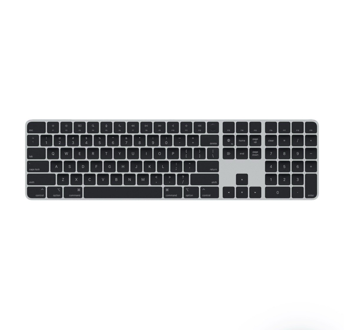 Apple Touch ID搭載Magic Keyboard MMMR3J/A Apple Magic Keyboard with Touch ID and Numeric Keypad for Mac