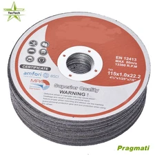 25 Pack 4-1/2"×.040"×7/8" Cut-off Wheel-Metal and Stainless Steel Cutting Discs