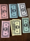 Vintage Milton Bradley Replacement Game Money Play $5 $10 $20 $50 $100 $500 Only