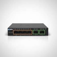 BV 4-Port PoE Network Switch 802.3af/at Plug Play Home/Office IP Camera