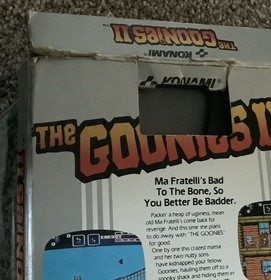 Goonies 2 game for NES Nintendo Game Boxed Protector UK PAL A Cartridge Cart GWO