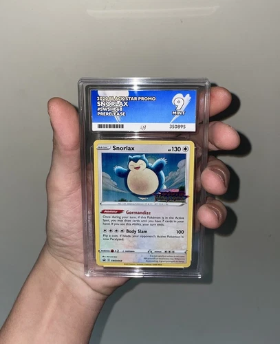 Snorlax ACE 9 MINT (Prerelease) SWSH068 Pokémon Sword&Shield Black Star Promo