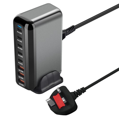 Chargeur Rapide 600W GaN Charge Rapide 3.0 USB Type C avec 8 Ports, Chargeur 5C3A PD - Photo 17 sur 17