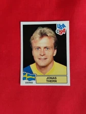 FIGURINA NEW STICKER PANINI USA 94 #159 JONAS THERN SVERIGE