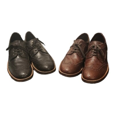 ?Franco Fortini Black Leather Lace-Up Oxfords•Sz 9 Amazon.com | Franco Fortini Bradley - Men main image 3