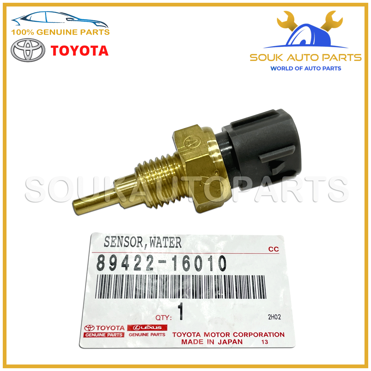 89422-16010 Genuine Toyota COOLANT WATER TEMP SENSOR Corolla Hiace