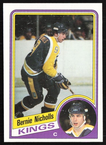 Bernie Nicholls #67 1984 Topps card