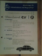 Panhard  P 17   Aral Mitteilungen