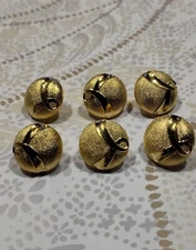SHINY GOLD SHANK BUTTONS NON-METALLIC