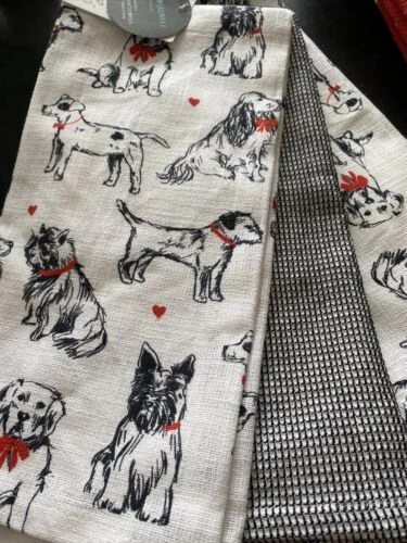 Cocina de Corazones Cynthia Rowley y paños de cocina