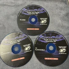 3x Gameshark Shark Port "Code & Save Transfer Kit" DISC ONLY - PS2 Playstation 2
