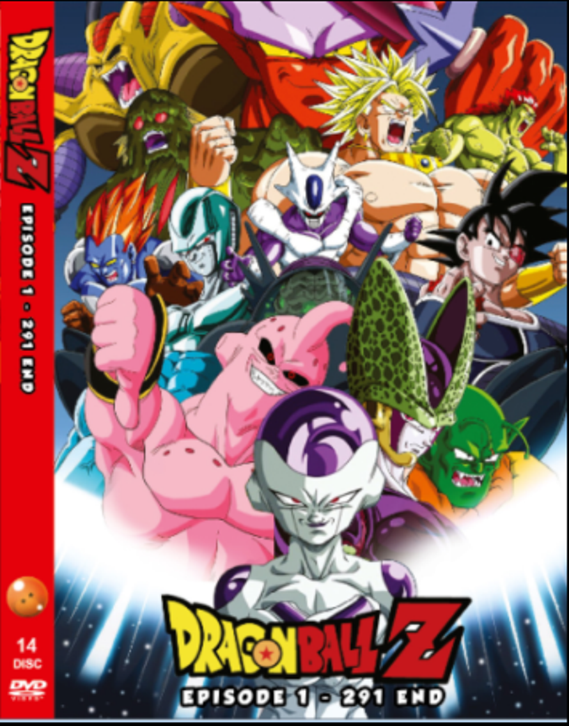 Anime DVD Dragon Ball Z Episode 1-291 End English Dubbed