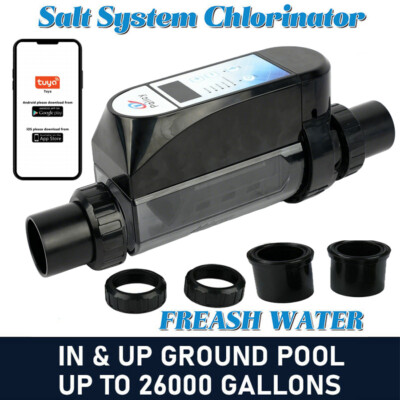 Salt Water Pool Chlorinator System Salt Chlorine Generator for Inground Pools